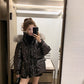Winter Padded Down Coat Women's Short Bread Coat All-match Fur collar hood Cotton Coat