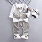 Baby Suit Three-piece Suit Children Boy Suit Kids British Style Flower Girl Dress Tide