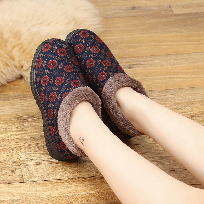 Winter Plus Velvet Women's Cotton Shoes Thickened Warmth and Comfortable Waterproof Non-slip Cotton Boots