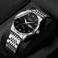 Men Luxury Automatic Mechanical Watches Classic Stainless Steel Wrist Watch Lunxury Gift