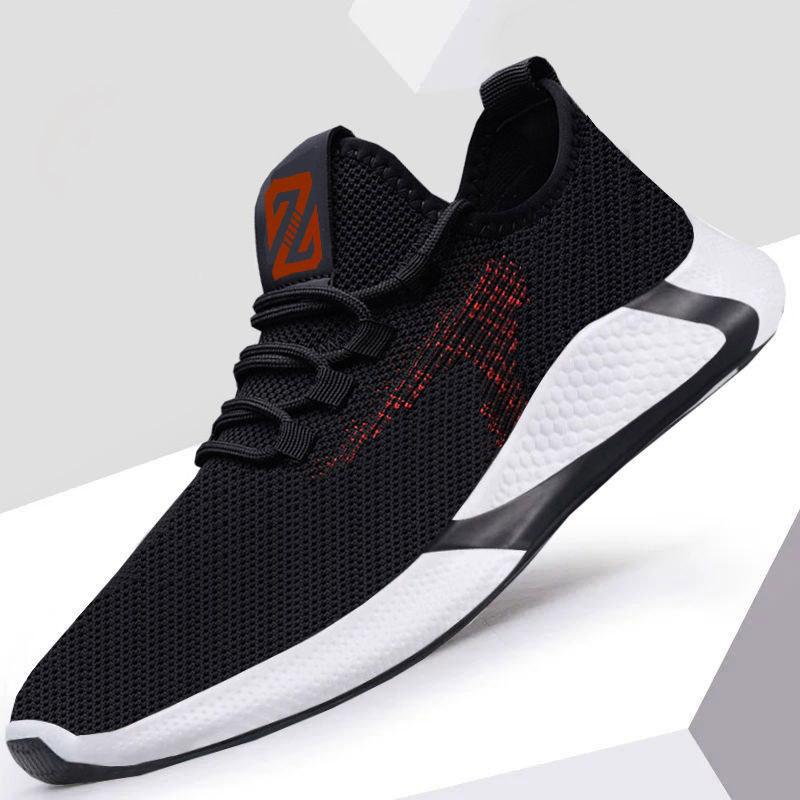 Spring Summer Breathable Single Shoes Men Lightweight Casual Sports Shoes Fitness Running Shoes Men Lightweight Breathable