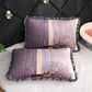 Crystal Velvet Pillowcase Quilted Cotton Warm Lace Pillowcase A Pair of Printed Suede Pillow Core Short Plush Pillow Set