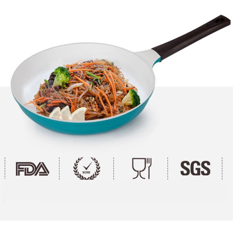 Ceramic Non-stick Pan Non-stick Steak Frying Pan Pancake Frying Eggs Less Oily Smoke Induction Cooker General