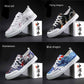 Chinese style canvas shoes for men Board shoes Men's trendy graffiti personality casual shoes