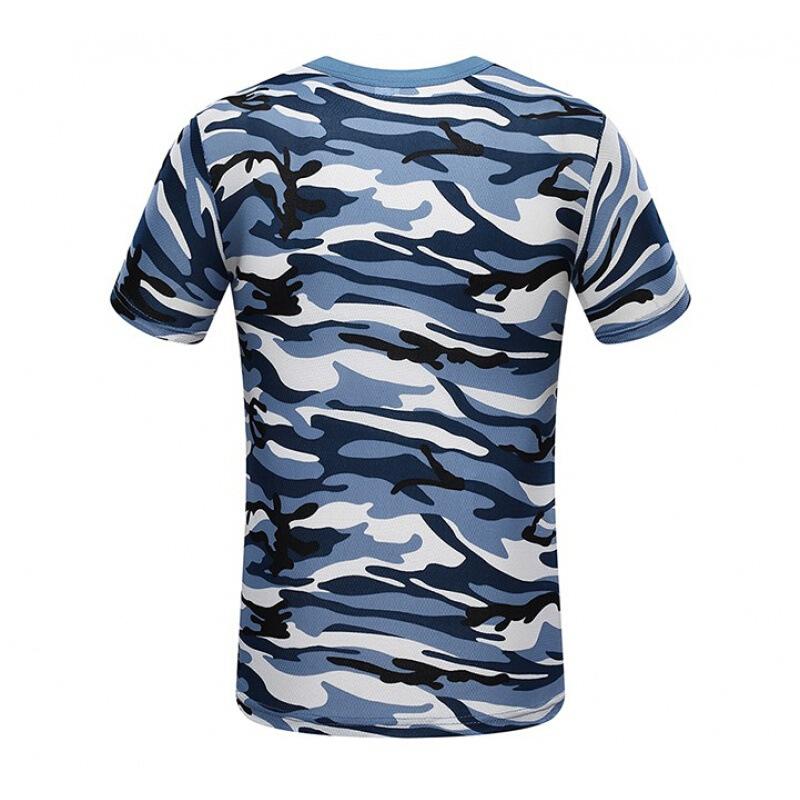 3 Pcs Camouflage Shirts Men Tees Wear-resistant Breathable T-shirt Casual Half Sleeve Pullover Labor Protection Clothing Summer