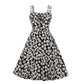 Ladies Floral Dress Summer Women's Sexy Holiday Large Skirt Sleeveless Sling Lace Short Dress