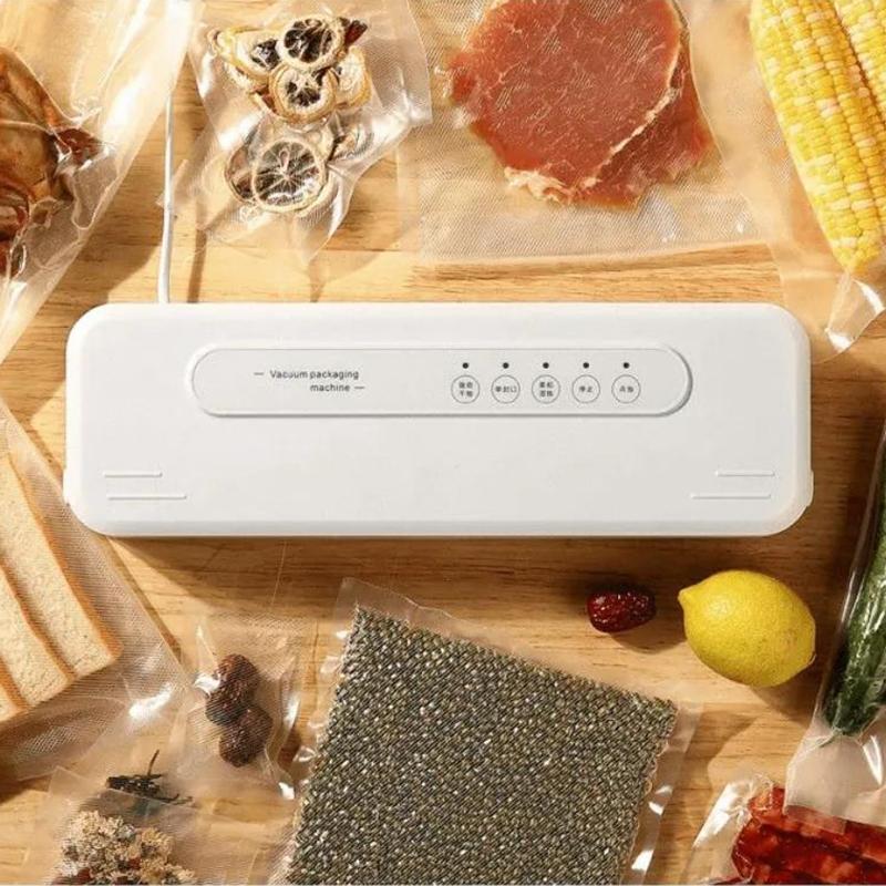 Best Food Vacuum Sealer Automatic Commercial Household Food Vacuum Sealer Packaging Machine Include 10Pcs Bags