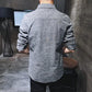 Spring and Autumn Men's Long-sleeved Shirts Korean Version Trend Men's Clothing Solid Color Cotton Casual Shirts Men's Youth Clothes