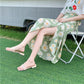 Loose Beach Skirt Half-length Skirt Summer Breathable Floral Pattern One-piece Lace-up Skirt Wrap Skirt Vacation Mid-length Floral Wrap Skirt