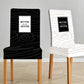 Simple Fabric One-piece Elastic Chair Cover Home Hotel Restaurant Universal Dining Chair Cover Stool Cover Dining Table Chair Cover