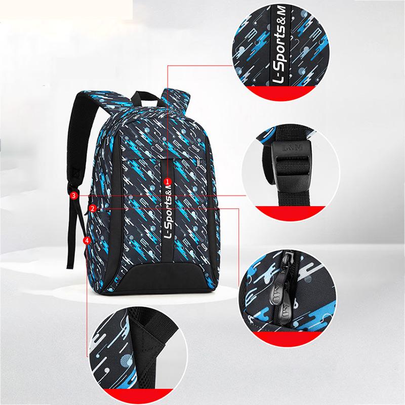 Junior High School Student School Bag High School Boy School Bag Male Trend Elementary School Student Backpack Female Large-capacity Backpack