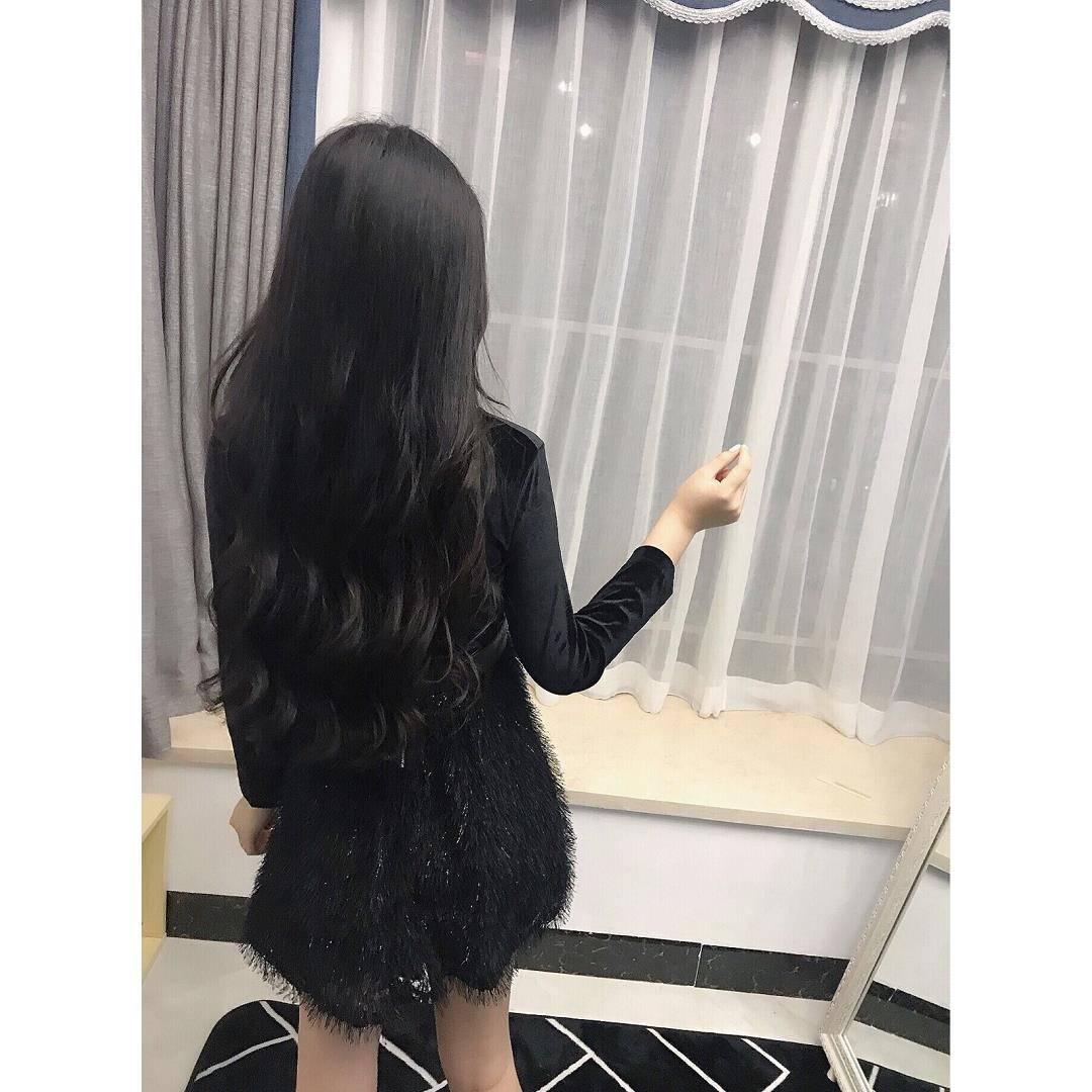 Women Tshirt mini Dress  V-neck Dresses Long Sleeve Casual Sexy Dress