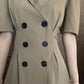 Summer Waist Thin Suit Collar Dress All-match Temperament Can Be Salty or Sweet Midi Skirt Women's Solid Color Casual A-line Skirt