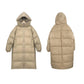 Down Jacket Women's Mid-length Hooded Korean Bread Coat Loose Coat Winter