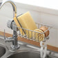 Faucet Rack Stainless Steel Kitchen Sink Storage Rack Retractable Rotatable Drain Rack Washbasin Sink Rag Basket