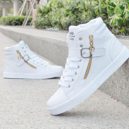 Increased 8CM men's sneakers All-match high-top shoes Casual Korean style trendy men's shoes