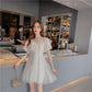 Summer New Fashion Temperament Niche Dress Super Fairy Star Net Gauze Skirt Western Style Two-piece Dress