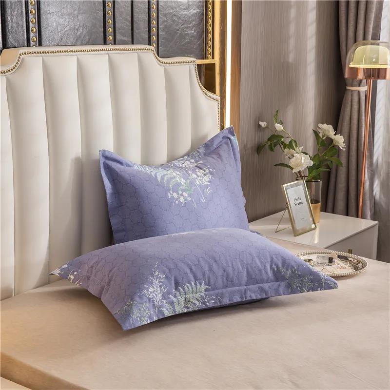 Cotton Brushed Pillowcase High-end Nordic Style Pillowcase Skin-friendly Thick Bedding