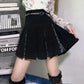 Skirts Womens Black Leopard Print Pleated Skirt Summer Club Mini Skirt Slim High Waist Casual Short A-line Skirts