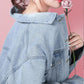 Denim Jacket Women's Spring and Autumn Korean Version All-match BF Loose Short Long-sleeved Retro Top Women's