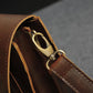 Business Briefcase Men Retro Matte Leather Large Capacity Crossbody Shoulder Computer Bag Handbag