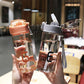 Portable Adult Straw Water Cup Fresh and Simple Portable Cup Bounce with Rope Scale Female Student Sports Plastic Cup