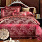 Luxury  Bedding Sets Bed Sheet Jacquard Duvet Cover Pillowcase Queen King Size Home Textile