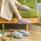 Plat Slippers Women Home Non Fall Slip Winter Thick Warm Slides Plus Size Mens Slippers Casual Cotton Shoes