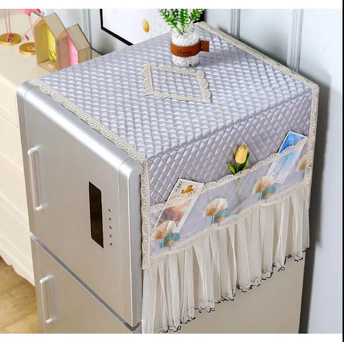 Refrigerator Dust-proof Cloth Cover Cloth Refrigerator Cover Household Storage Bag Waterproof and Oil-proof