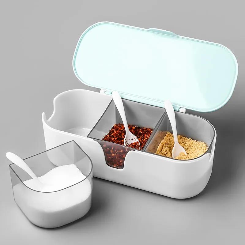 Versatile Seasoning Box Multi-grid Home Kitchen Seasoning Seasoning Box Storage Box