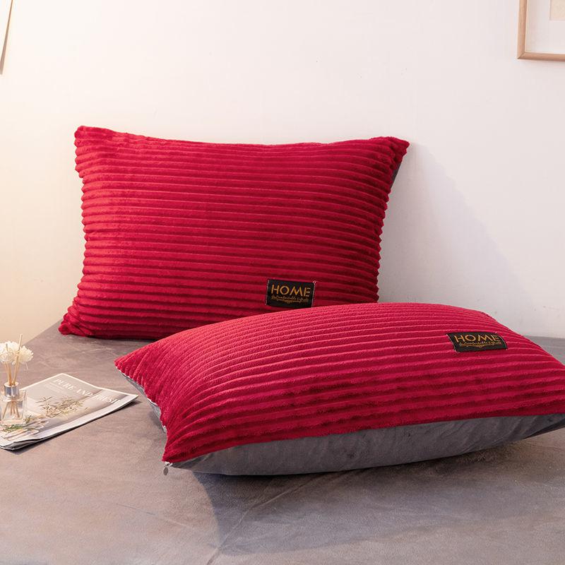 Winter Coral Velvet Pillowcase Double-sided Magic Velvet Pillowcase Thickened Warmth Single Velvet Pillowcase Set