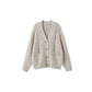 Autumn and winter new women's raglan sleeves classic twist sweater knit cardigan coat