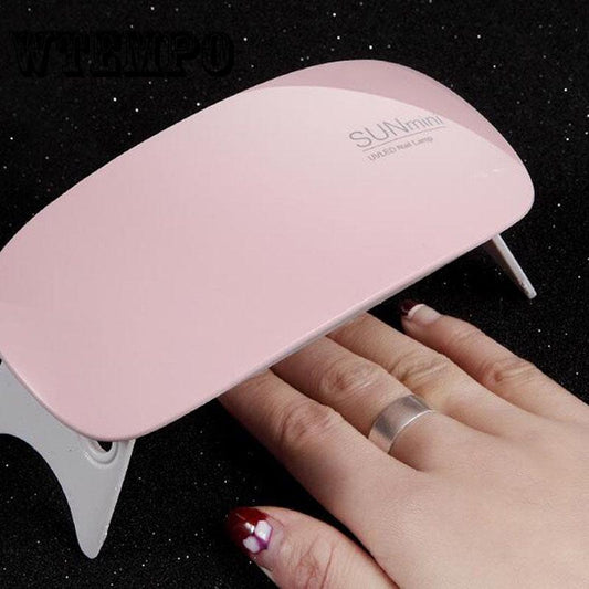 6W Mini Portable Nail Lamp Led Phototherapy USB Machine Nail Polish Glue Baking Lamp for Curing Nail
