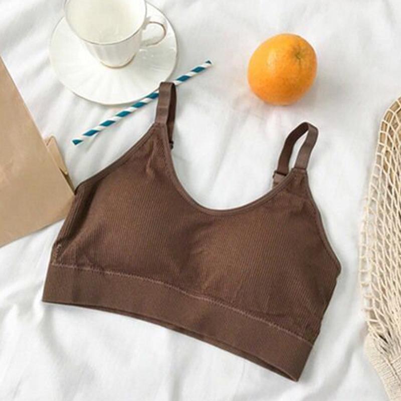 Beautiful Back Wrapped Chest Underwear with Chest Pad Vest Gathered Anti-glare Sleep Bra Without Steel Ring