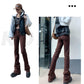 European and American Style High Waist Speaker Elastic Jeans Female Autumn Tight Weight Thin Retro Vertical Throttle Plus Micro-trousers Tide