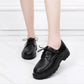 Non-slip Work Shoes Ladies Black Leather Shoes Comfortable and Soft Restaurant Kitchen Middle-aged Mother Shoes Single Shoes Flat