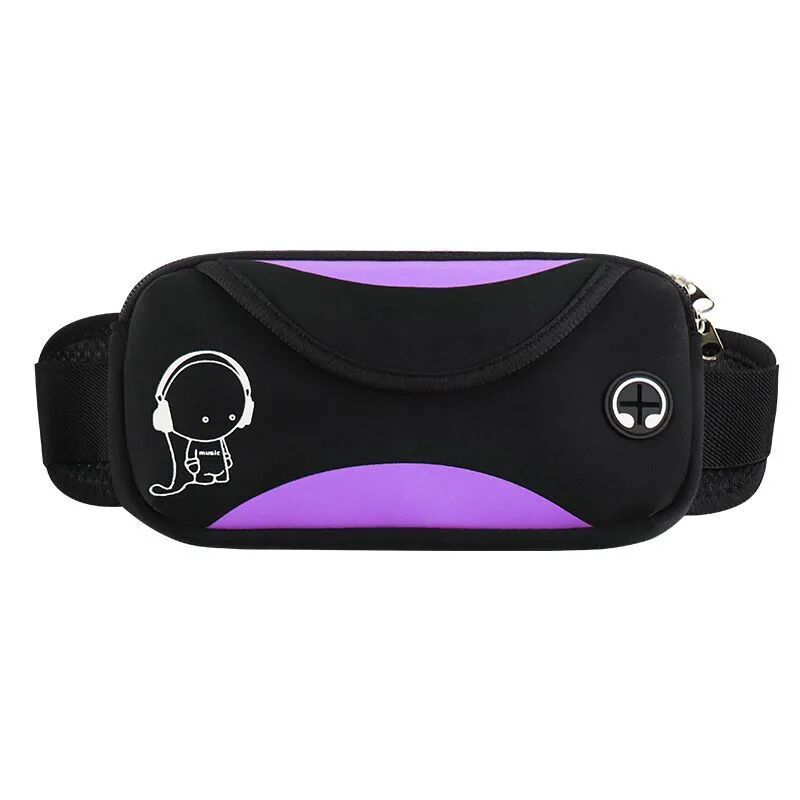 Sports Waist Bag Men and Women Running Mobile Phone Bag Ultra-thin Invisible Waterproof Outdoor Multi-function Belt Fashion Waist Bag