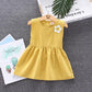 Girls' Cotton Skirt Summer Girls' Princess Skirt Children's Sleeveless Dress Baby Summer 1-4 Years Old