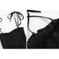 Summer Slim Sling One-shoulder Dress Women's Long Skirt Big Pendulum Little Black Dress Beach Holiday Dress Sexy Cute Dress