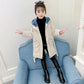 Girls' Warm and Windproof Cotton Clothes Mid-length Padded Winter Coat