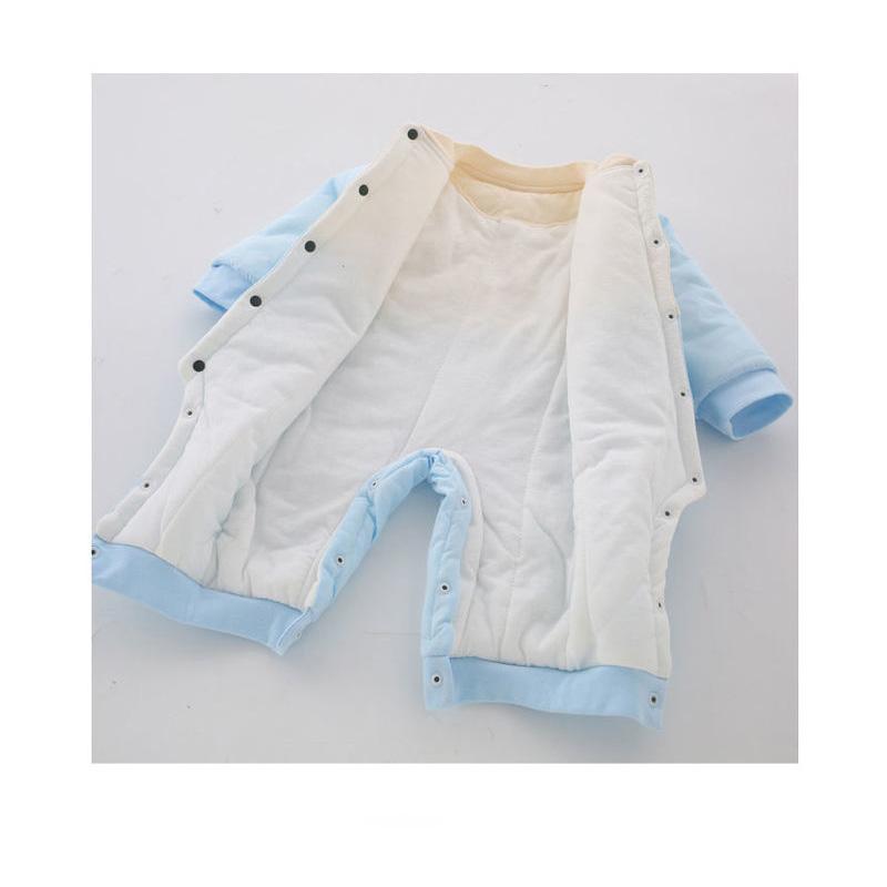 Newborn Baby One-piece Clothes Autumn and Winter Cotton Thickened Suit Newborn Baby Clothes Cotton Clothes Cotton Clothes Wear Warm Outside