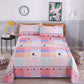 Home Textiles Cotton Fabric Good Breathability Easy To Wash Three-piece Foldable Bedding One-piece Bed Linen Two Pillowcases