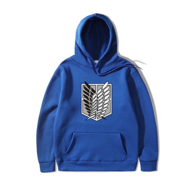 Japanese Anime Graphic Hoodies Attacking Titan Kawaii Attack on Titan Harajuku Sweatshirt 11 Colors