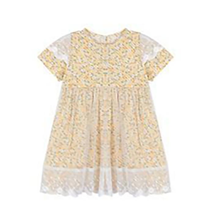 Summer Girls Tutu Dress Baby Dress Kids Dress Children Vestidos Toddler Dress See Through Mesh Patch 2 To 7 Yrs