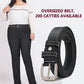 Women's Belt Casual Belt 102cm-140cm Plus Size Trouser Belt Retro Pin Buckle Decorative Belt Lengthened Girl Belt
