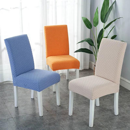 Chair Cover Cover Cushion Backrest Integrated Household Modern Minimalist Dining Chair Elastic Universal Seat Cushion Stool Cover