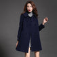 Autumn Winter Jacket Women Overcoat Wool Coat Plus Size 3xl 4xl Slim Blend Clothes Ladies Outerwear