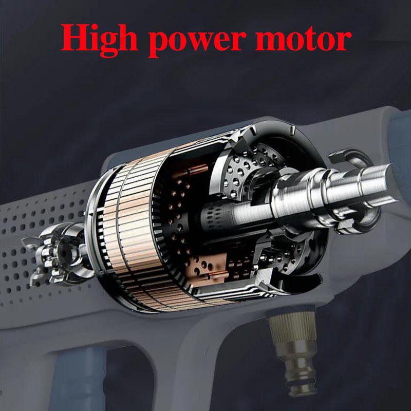124VF High Pressure Water Pump Gun Boutique Cordless Car Wash Machine Portable Cleaning Tool