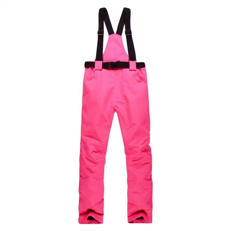 Men's and Women's Snowboard and Ski Pants Outdoor Windproof and Waterproof Detachable Overalls Winter Thick Warm Cotton Trousers