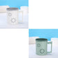 Creative Plastic Double-layer Toothbrush Cup Household Two-color Couple Mouthwash Cup Tooth Tank Water Cup with Handle Wash Cup